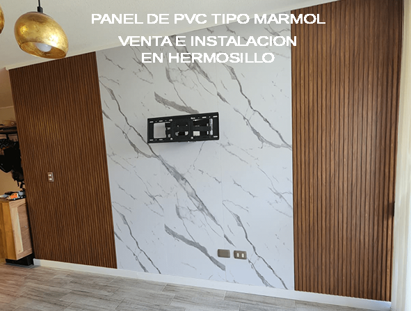 hoja de PVC acabado de marmol Hermosillo Sonora